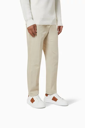 H-Stripes Sneakers in Leather
