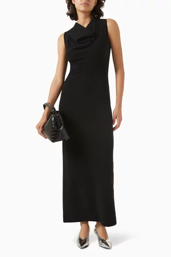 Cowl-neck Maxi Dress