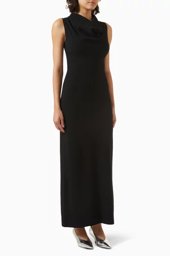 Cowl-neck Maxi Dress