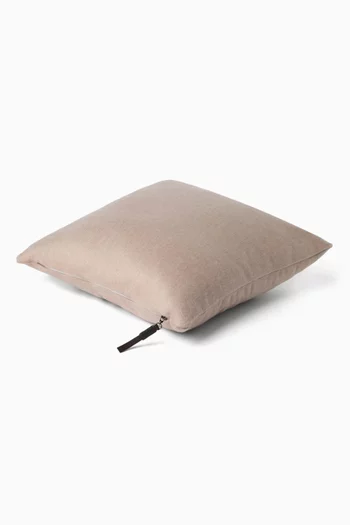 Beaver Cushion in Cashmere, 50 x 50