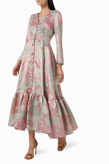 Frill Maxi Dress