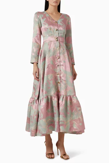 Frill Maxi Dress
