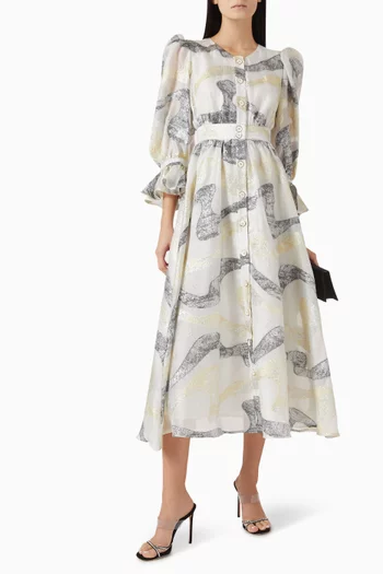 Frill Maxi Dress
