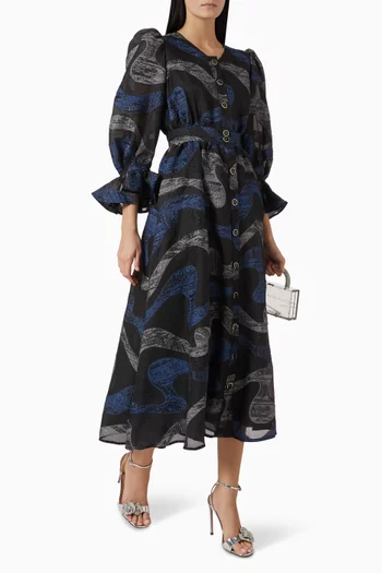 Frill Maxi Dress