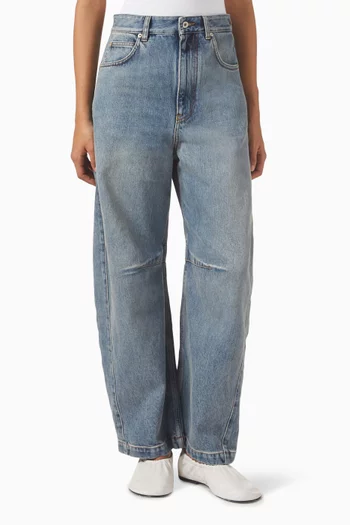 Anagram Barrel Jeans in Denim