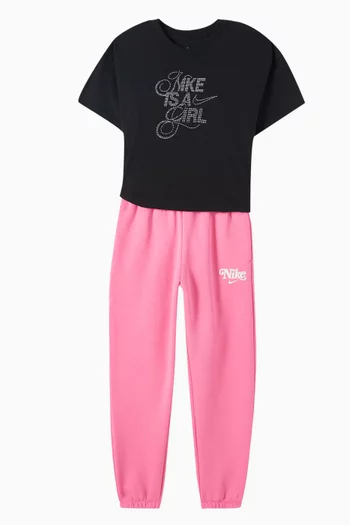 Logo Sweatpants in Fleece