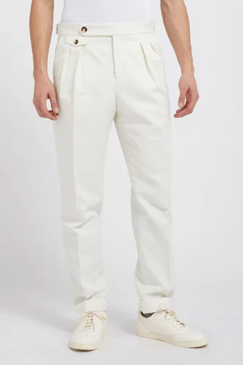 Gabardine Tailor Fit Trousers