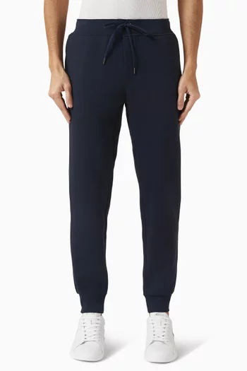 Polo Pony Embroidered Track Pants in Cotton-blend