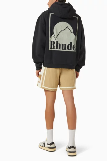 Moonlight Badge Hoodie in Cotton