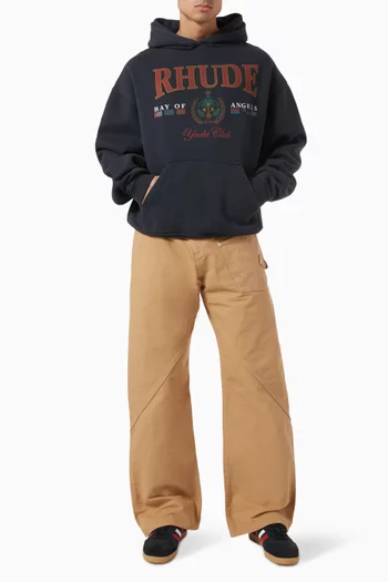 Bay of Angels Yacht Hoodie in Cotton