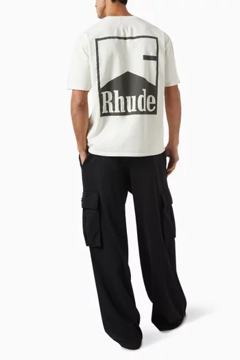 Chevron Logo T-shirt in Cotton