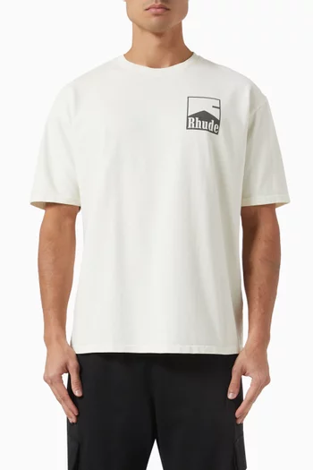 Chevron Logo T-shirt in Cotton