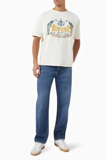 Sardines Logo T-shirt in Cotton
