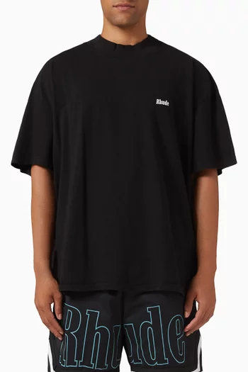 Classique Mock-neck T-shirt in Cotton