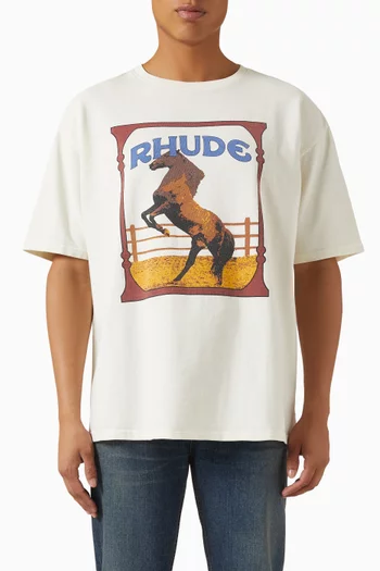 Cadre T-shirt In Cotton