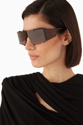 Visor Sunglasses in Acetate