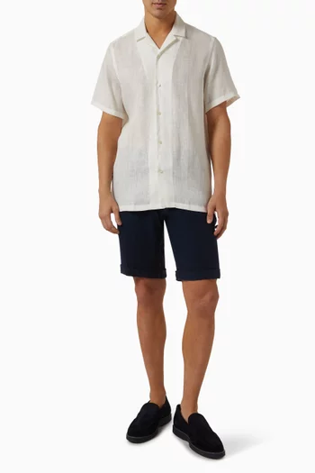 Italian Fit Shorts in Linen