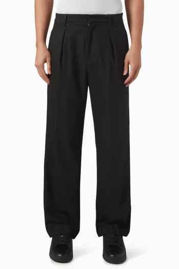 Wide-leg Pants in Wool