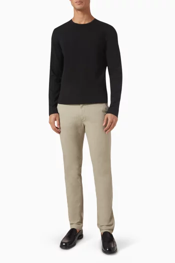 Crew Neck Sweater in Knit