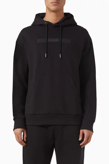 Logo-embroidered Hoodie in Cotton