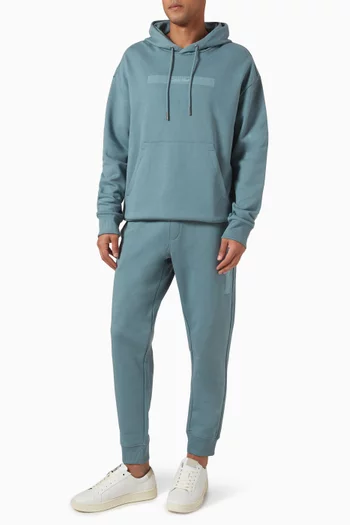 Logo-embroidered Hoodie in Cotton