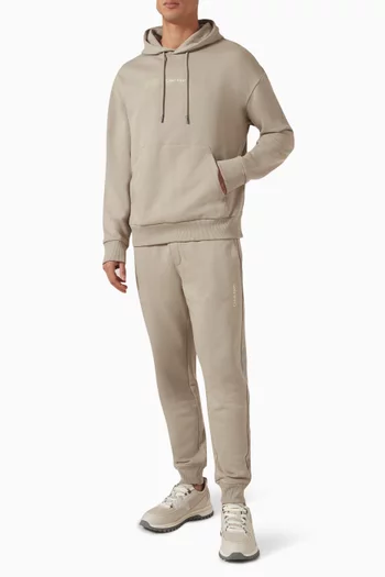 Logo-embroidered Hoodie in Cotton