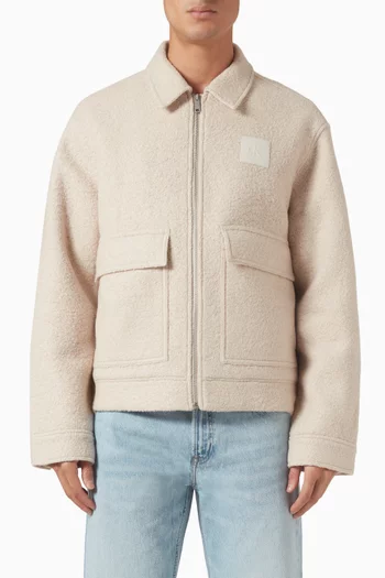 Relaxed-fit Jacket in Wool Bouclé
