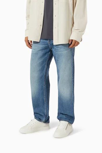 Zip Low-top Sneakers in Leather