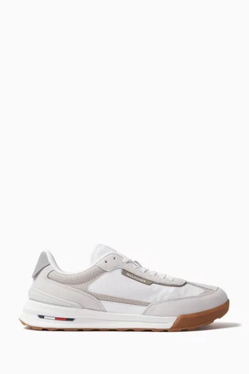 Retro Runner Sneakers in Mesh & Suede