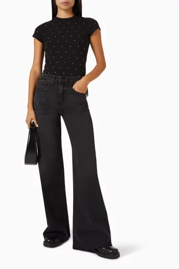 Good Ease Relaxed Wide-leg Jeans in Denim