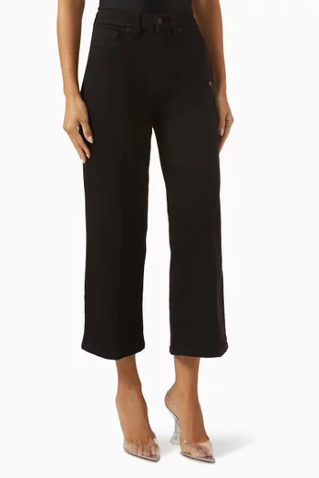 Good Waist Crop Palazzo Jeans in Denim