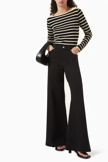Striped Sweater in Cotton