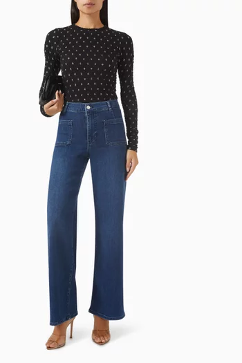 Dotted Top in Stretch Mesh