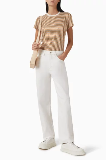 Low-slung Barrel Jeans in Denim