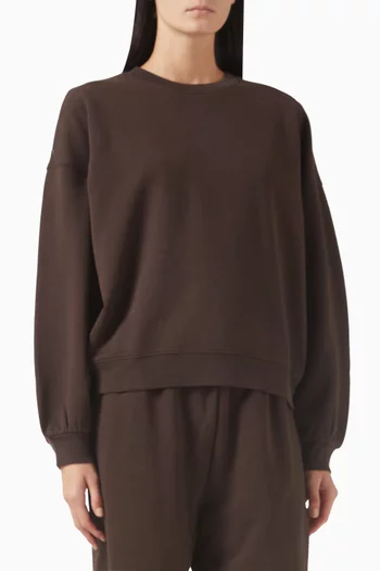 Travel Sweatshirt in Cotton Blend