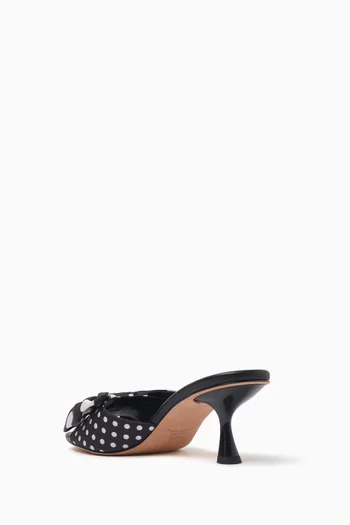 Rue Polka-dot Bow Mules