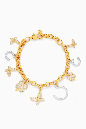 Lucky Charm Statement Bracelet