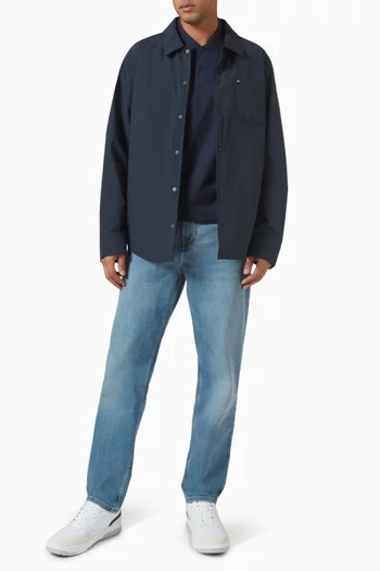 Packable Shirt Jacket in Cotton