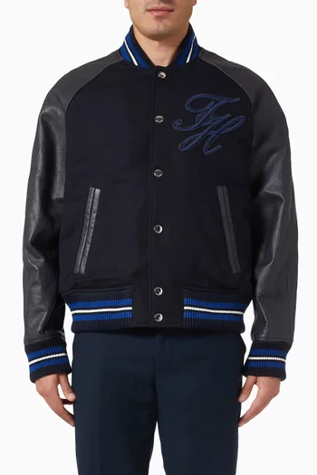 Varsity Jacket in Wool