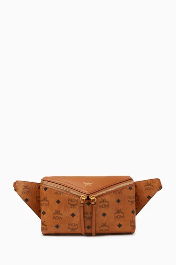 Diamond Belt Bag in Visetos Coated Canvas