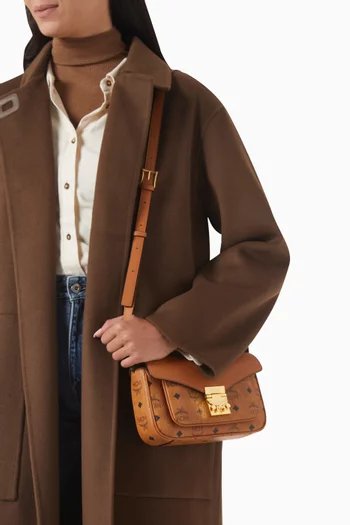 Medium Tracy Crossbody Bag in Visetos Coated Canvas