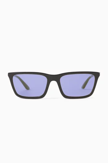 D-frame Sunglasses in Acetate
