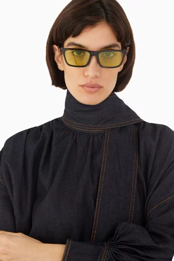 D-frame Sunglasses in Acetate