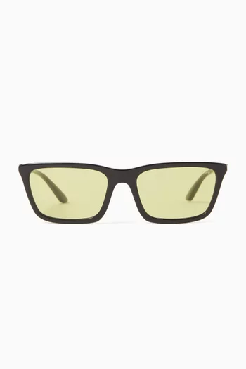 D-frame Sunglasses in Acetate