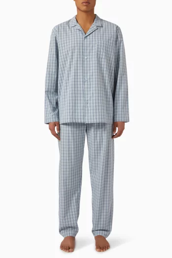 Night & Day Long Sleeve Pyjama Set in Cotton