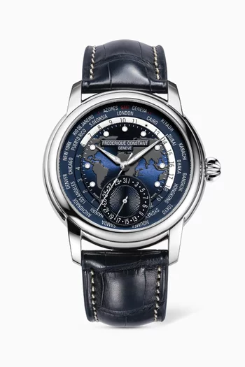 Classic Worldtimer Quartz Watch, 42mm