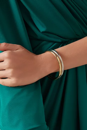 Connor Bangle Set in 14kt Gold-plated Brass
