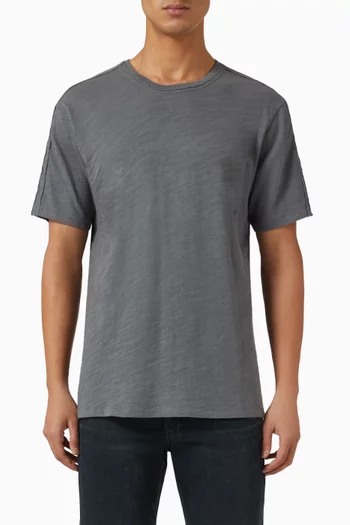 Raw Edge Flame T-shirt in Cotton