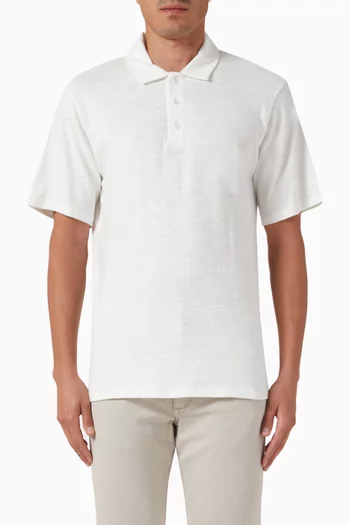 Classic Flame Polo T-shirt in Cotton