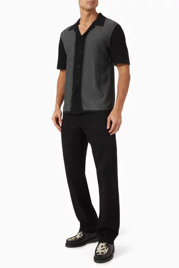Harvey Camp Shirt in Knit